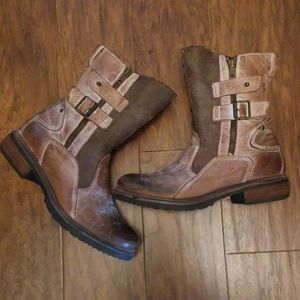 Distrsressed Booties